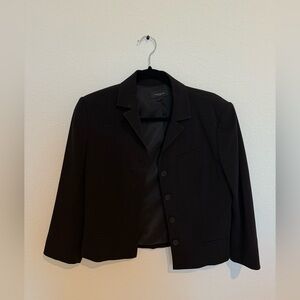 Ann Taylor Classic Black Crop Blazer